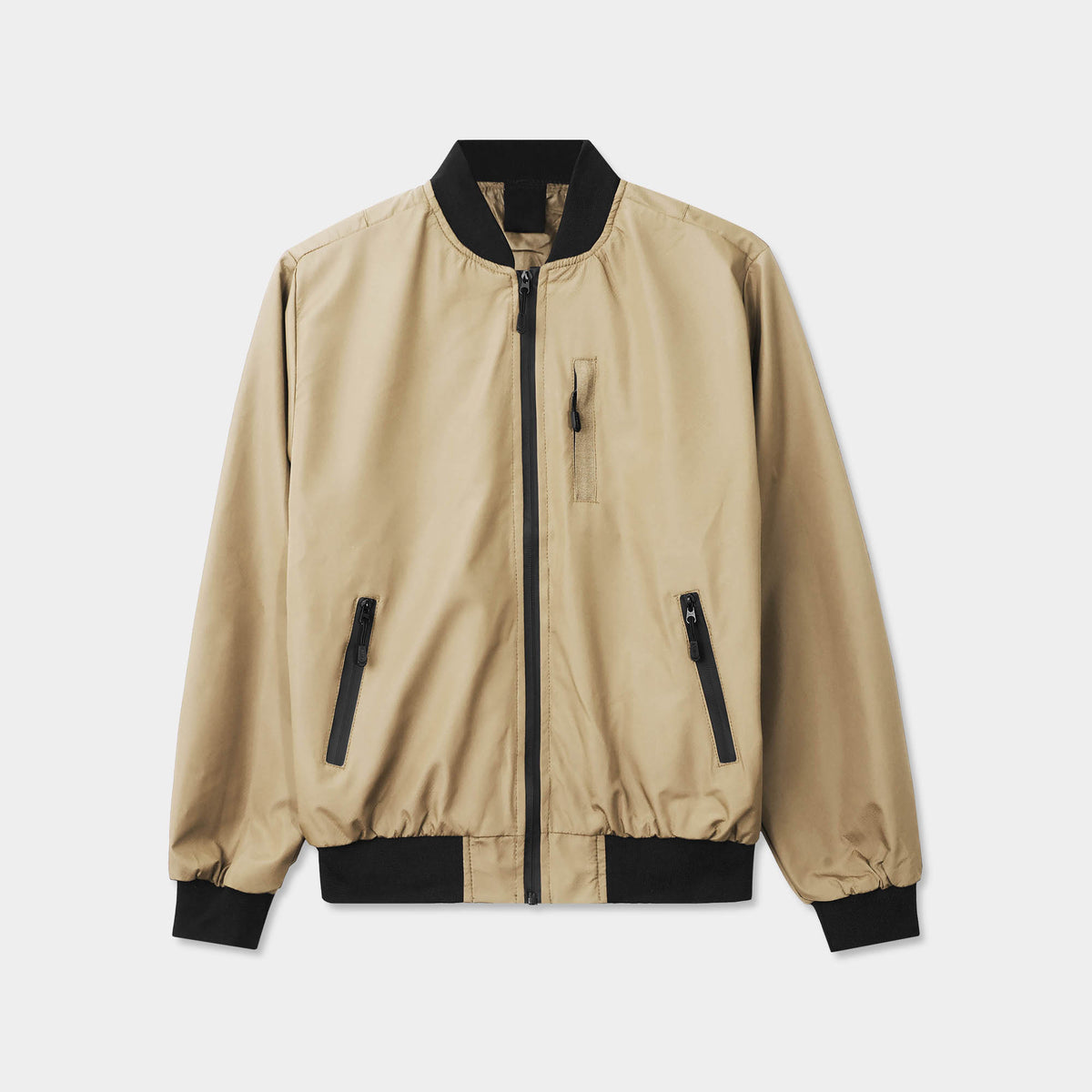 Men’s Waterproof Bomber Jacket in bomber jacket_mens bomber jacket_aviators jacket_aviator jacket mens_oversized bomber jacket_best bomber jackets_Tan - Hat and Beyond outerwear