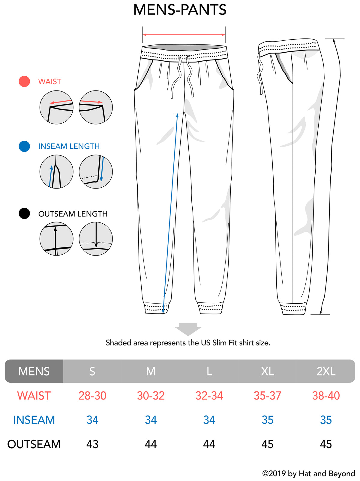 Men’s Taped Joggers in leather jogger_plain jogger_boys joggers_joggers mens_sport jogger_best sweatpants_track pants men_champion sweatpants_champion joggers_Size Chart - Hat and 