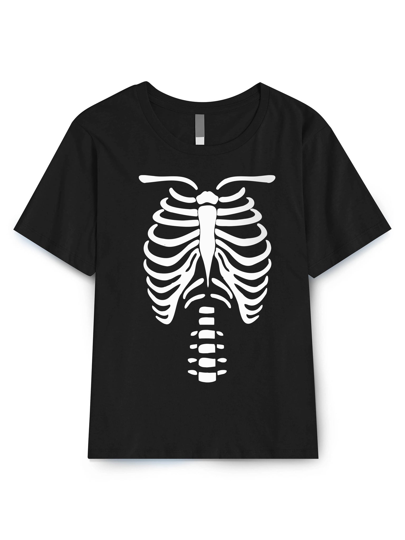 Womens Skeleton Body Halloween Graphic T Shirt - T-Shirt & Tank Tops