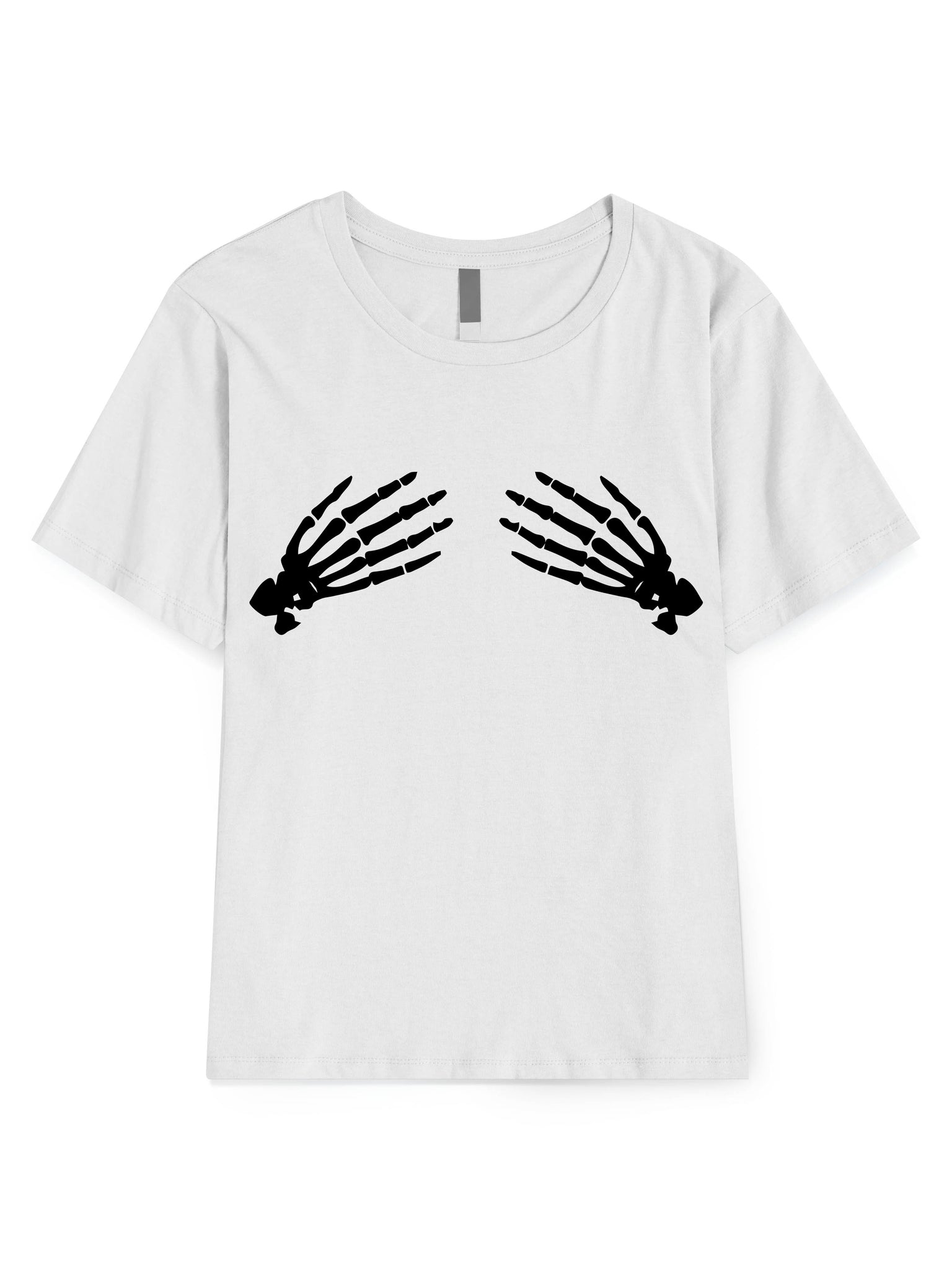 Skeleton Hand Shirt – Skeleton Hand Bra Halloween T-Shirt – Teezou Store