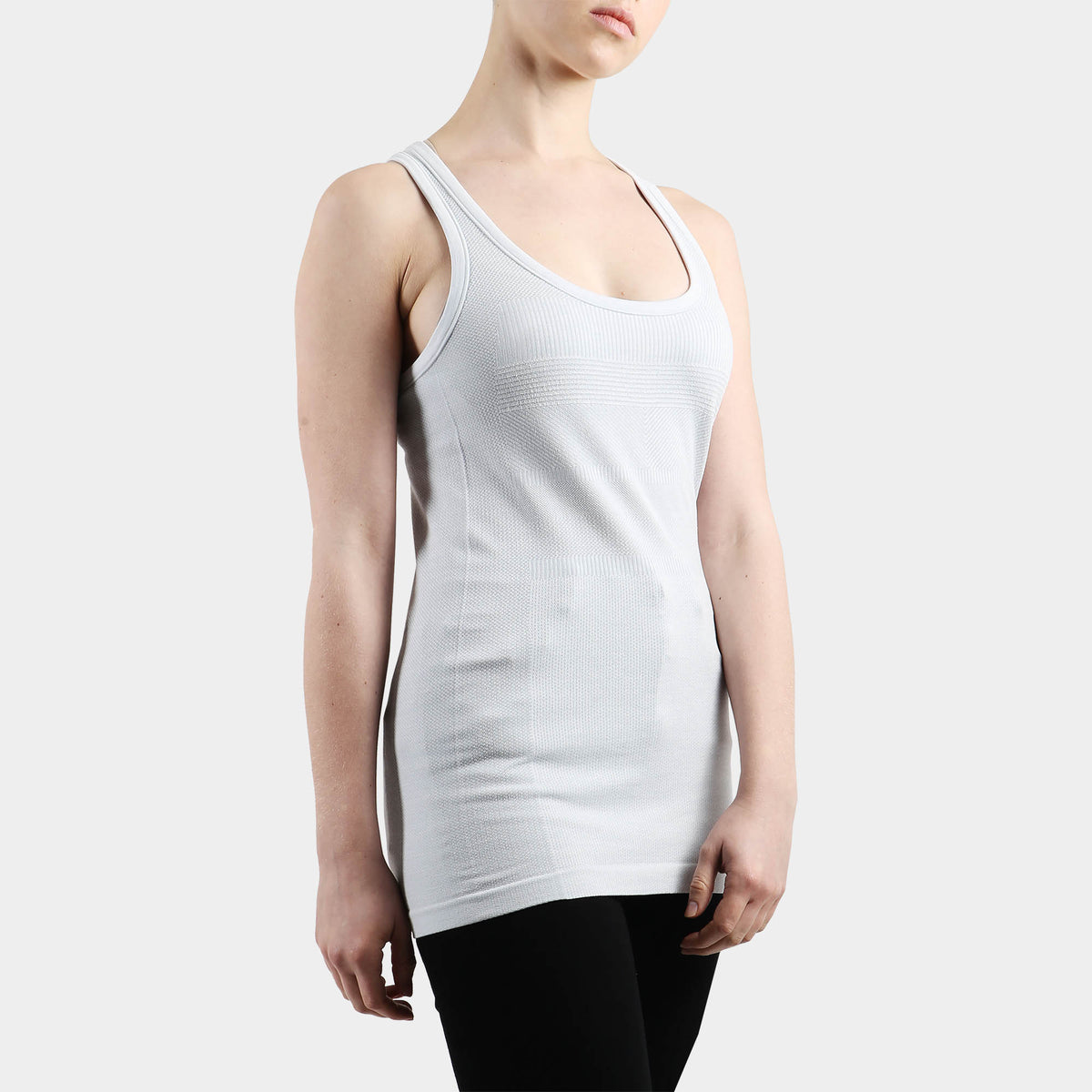 Women’s Active Racerback Tank in racer back_racerback bra_racerback tank_racerback tank top_racerback top_lace racerback bra_plus size racerback tank_swiftly tech racerback_Heather