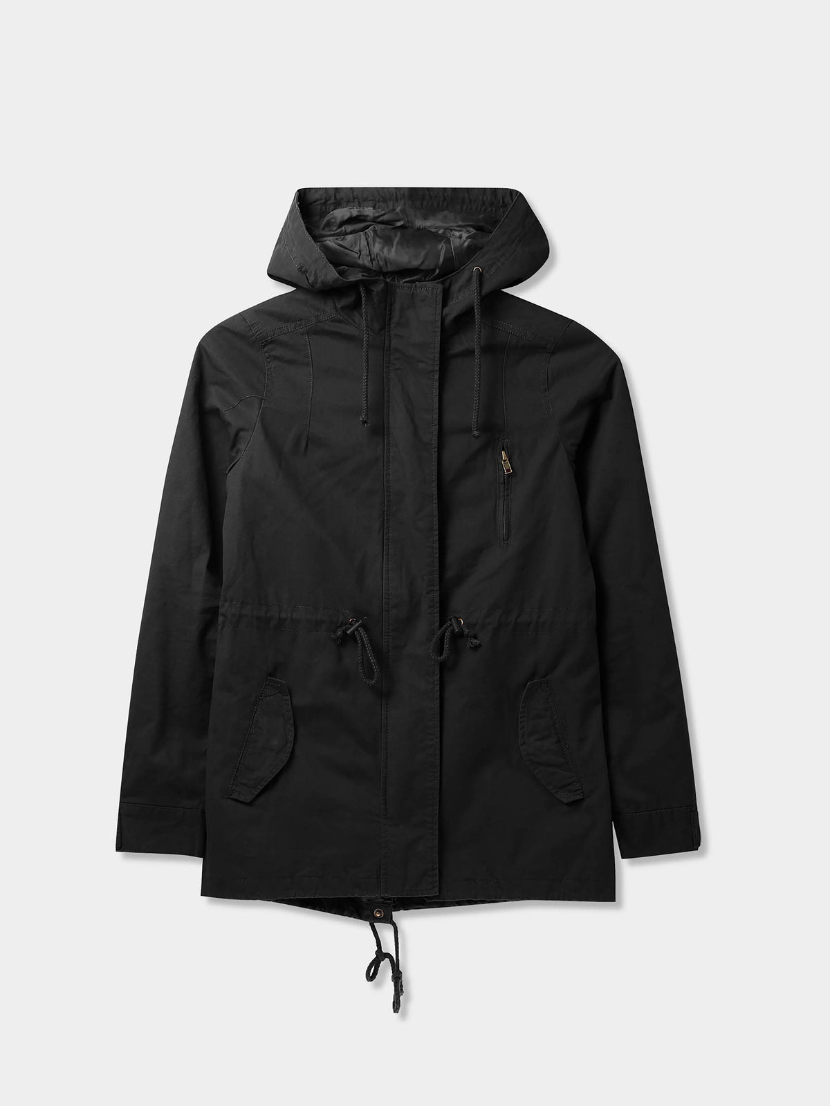 Women's Anorak Jacket Black – Wholesale Blank Anorak Jacket | Hat and Beyond