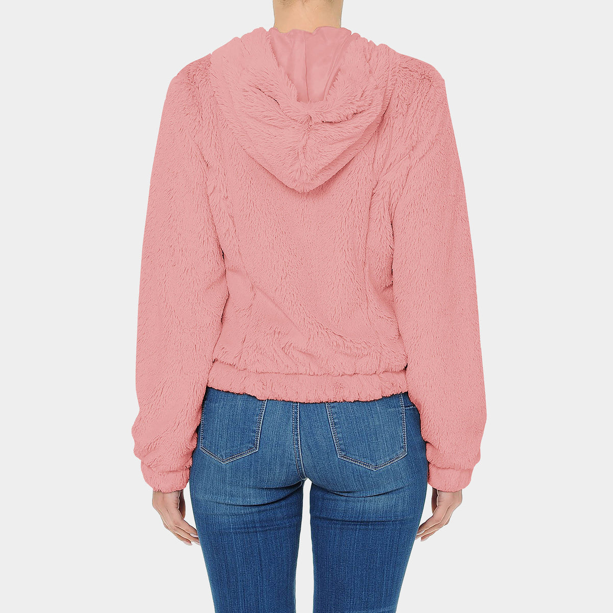 Women’s Fur Zip-Up Hoodie in Fur hoodie_faux fur hoodie_fur lined hoodie_champion fur hoodie_fur sweatshirt_faux fur hoodie womens_faux fur zip hoodie_faux hoodie_fur zip up hoodie