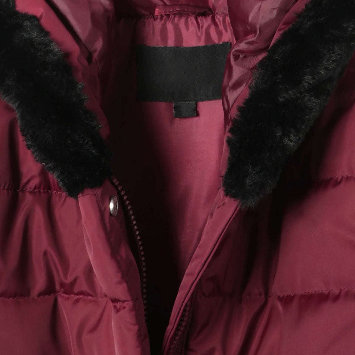 Women’s Puffer Coat in puffer coat_bubble jacket_bubble coat_womens puffer coat_down coat_long puffer coat_long down coat_down coat women_h&m puffer jacket_Burgundy - Hat and Beyon