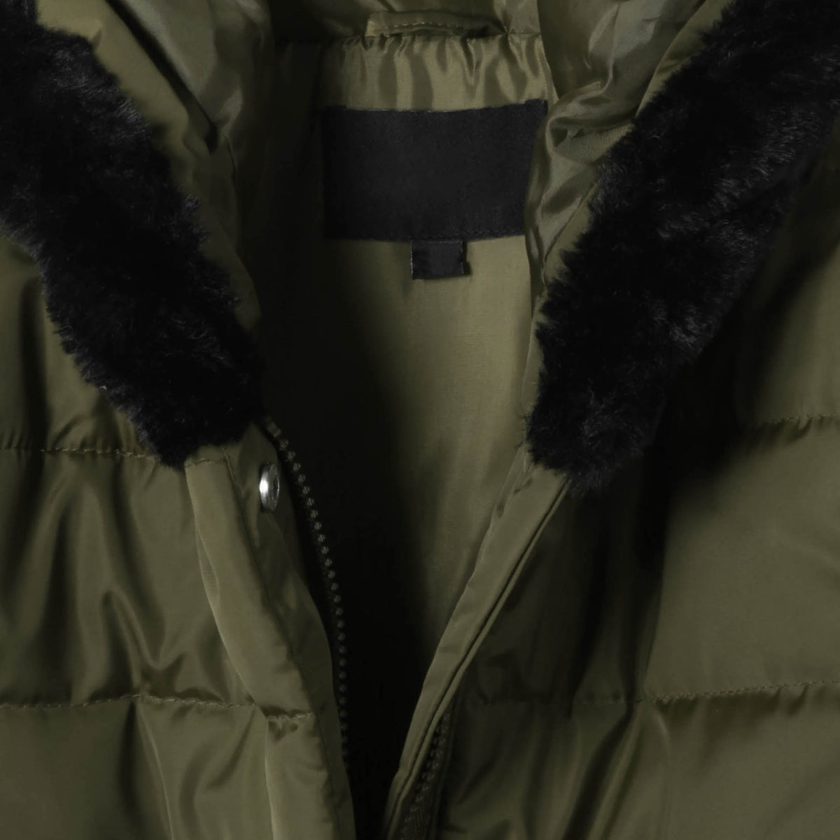 Women’s Puffer Coat in puffer coat_bubble jacket_bubble coat_womens puffer coat_down coat_long puffer coat_long down coat_down coat women_h&m puffer jacket_Olive - Hat and Beyond b