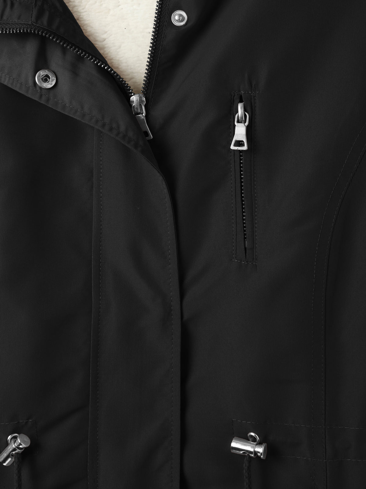 Women’s Sherpa-Lined Hooded Anorak Jacket in womens_sherpa_lined_anorak_jacket_lightweight_cargo_military_parka_ski_coat_parka_jacket_hood_faux_fur_hooded_nuage_quilted_puffer_coat