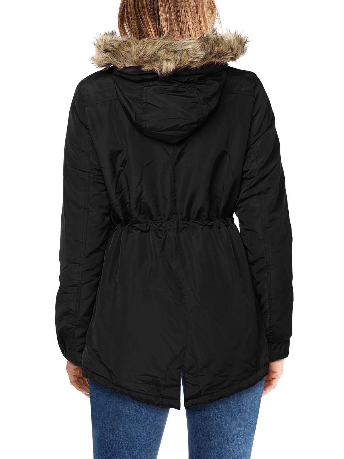 Women’s Sherpa-Lined Hooded Anorak Jacket in womens_sherpa_lined_anorak_jacket_lightweight_cargo_military_parka_ski_coat_parka_jacket_hood_faux_fur_hooded_nuage_quilted_puffer_coat