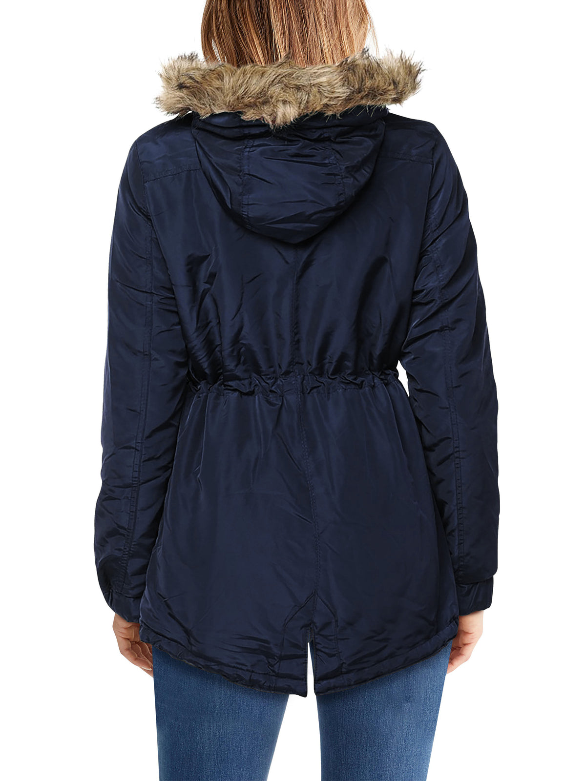 Women’s Sherpa-Lined Hooded Anorak Jacket in womens_sherpa_lined_anorak_jacket_lightweight_cargo_military_parka_ski_coat_parka_jacket_hood_faux_fur_hooded_nuage_quilted_puffer_coat