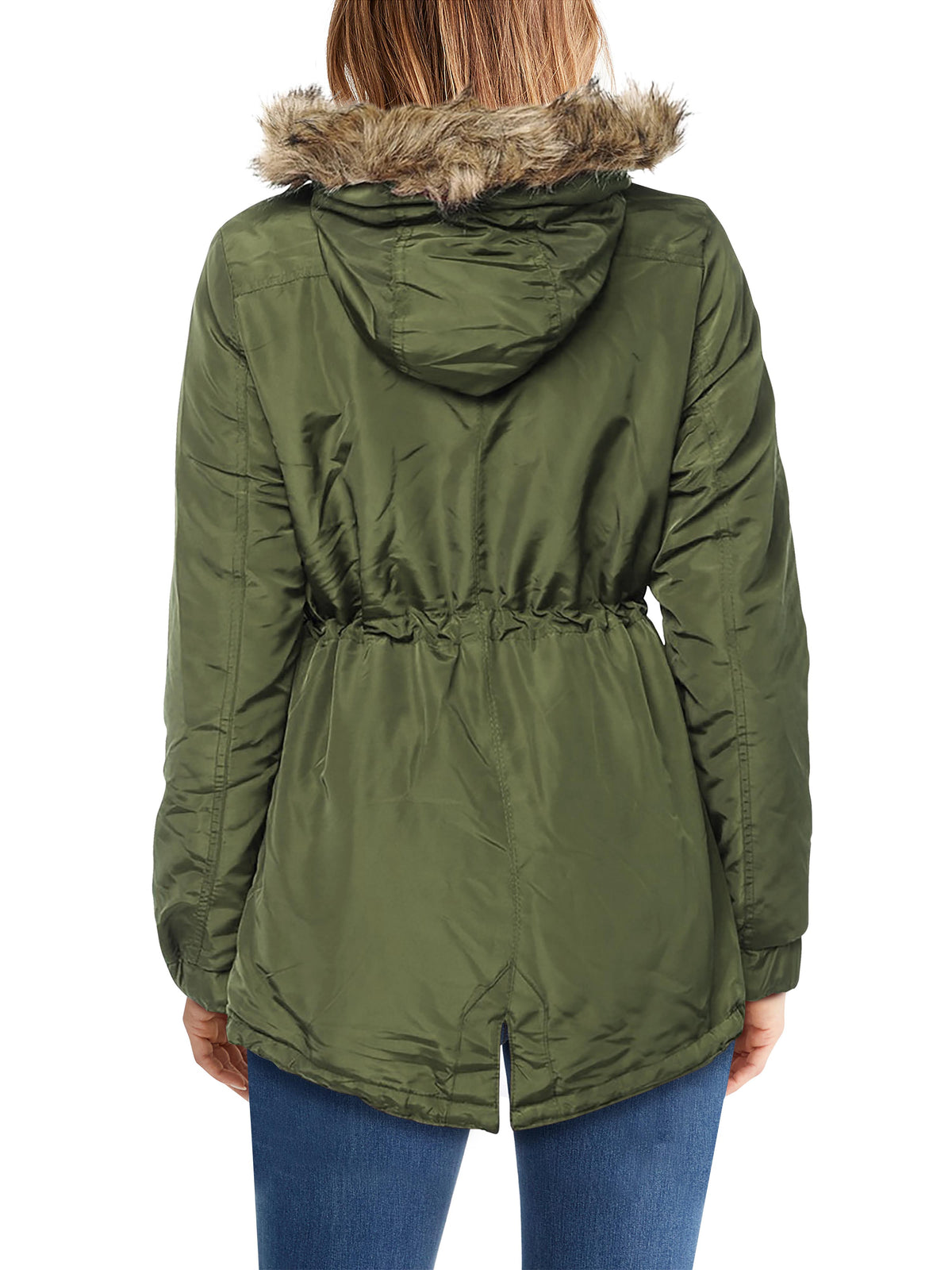Women’s Sherpa-Lined Hooded Anorak Jacket in womens_sherpa_lined_anorak_jacket_lightweight_cargo_military_parka_ski_coat_parka_jacket_hood_faux_fur_hooded_nuage_quilted_puffer_coat