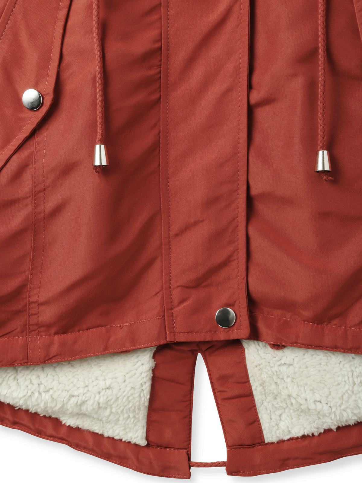 Women’s Sherpa-Lined Hooded Anorak Jacket in womens_sherpa_lined_anorak_jacket_lightweight_cargo_military_parka_ski_coat_parka_jacket_hood_faux_fur_hooded_nuage_quilted_puffer_coat