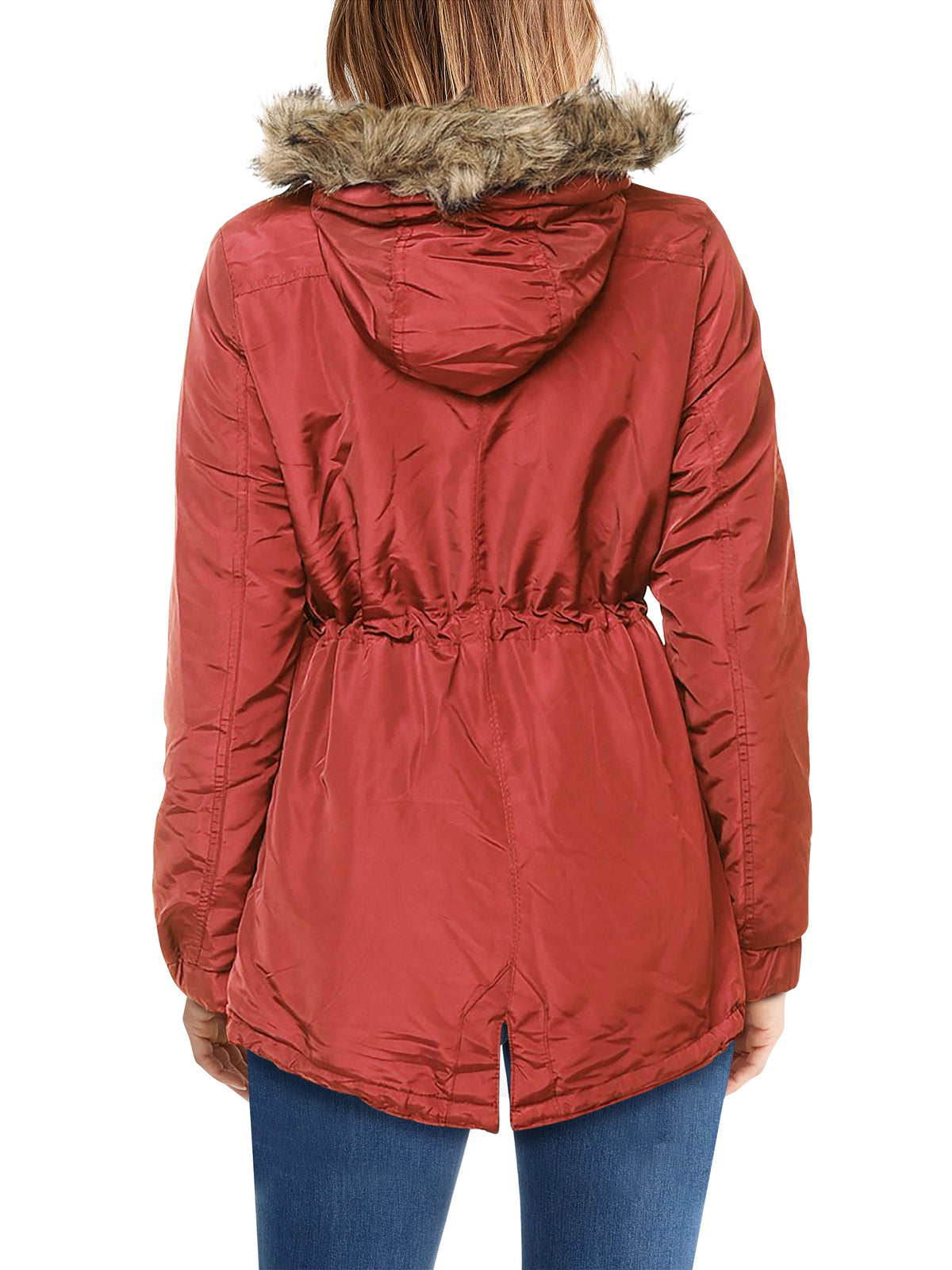 Women’s Sherpa-Lined Hooded Anorak Jacket in womens_sherpa_lined_anorak_jacket_lightweight_cargo_military_parka_ski_coat_parka_jacket_hood_faux_fur_hooded_nuage_quilted_puffer_coat