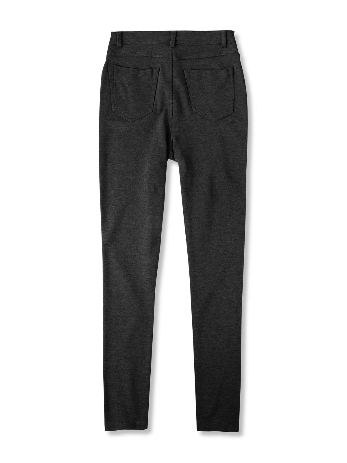 Women’s High Waisted Compression Stretch Jean Leggings Jeggings in Gray/Black - Hat and Beyond stretch leggings