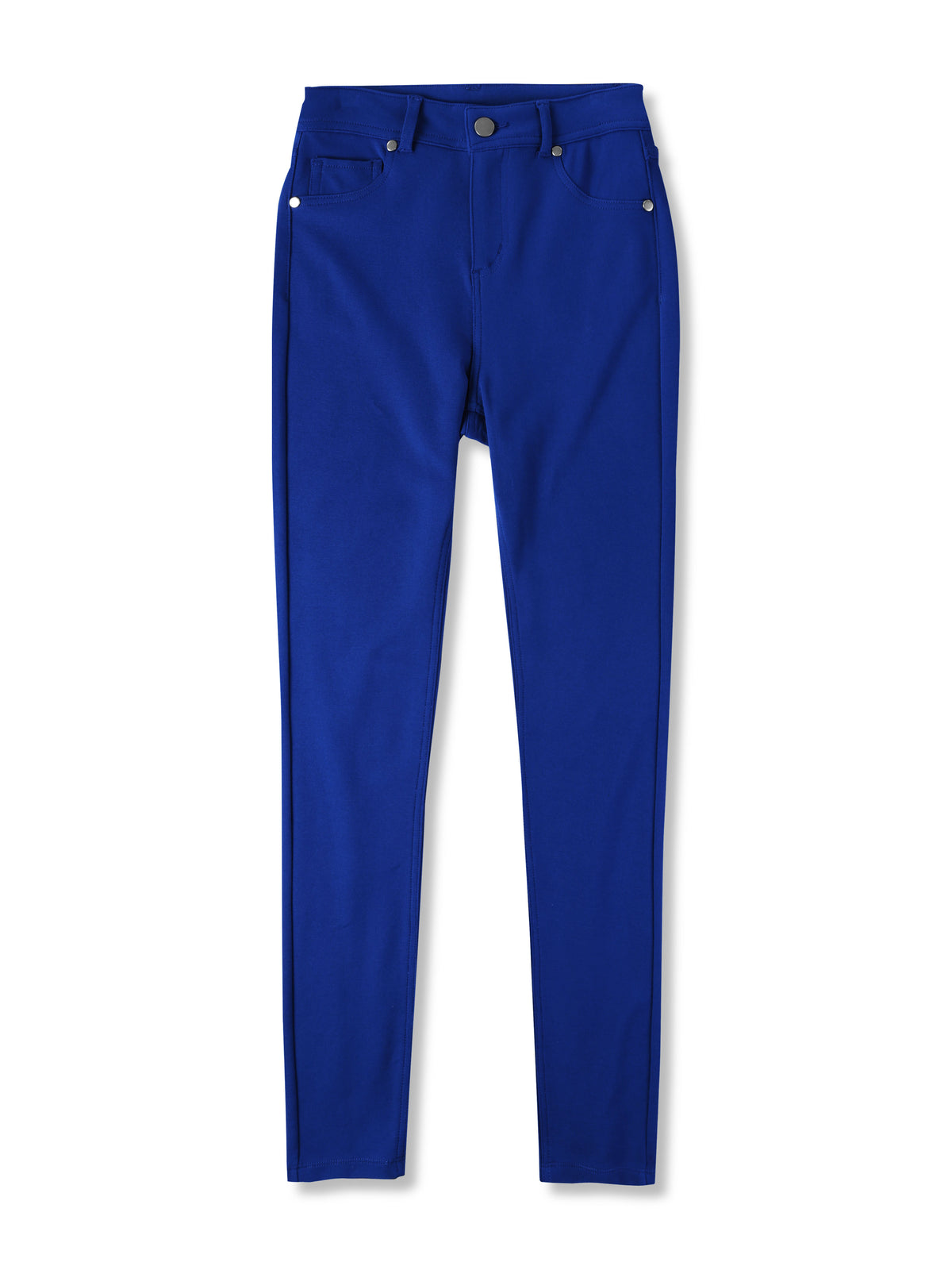 Women’s High Waisted Compression Stretch Jean Leggings Jeggings in Royal - Hat and Beyond stretch leggings
