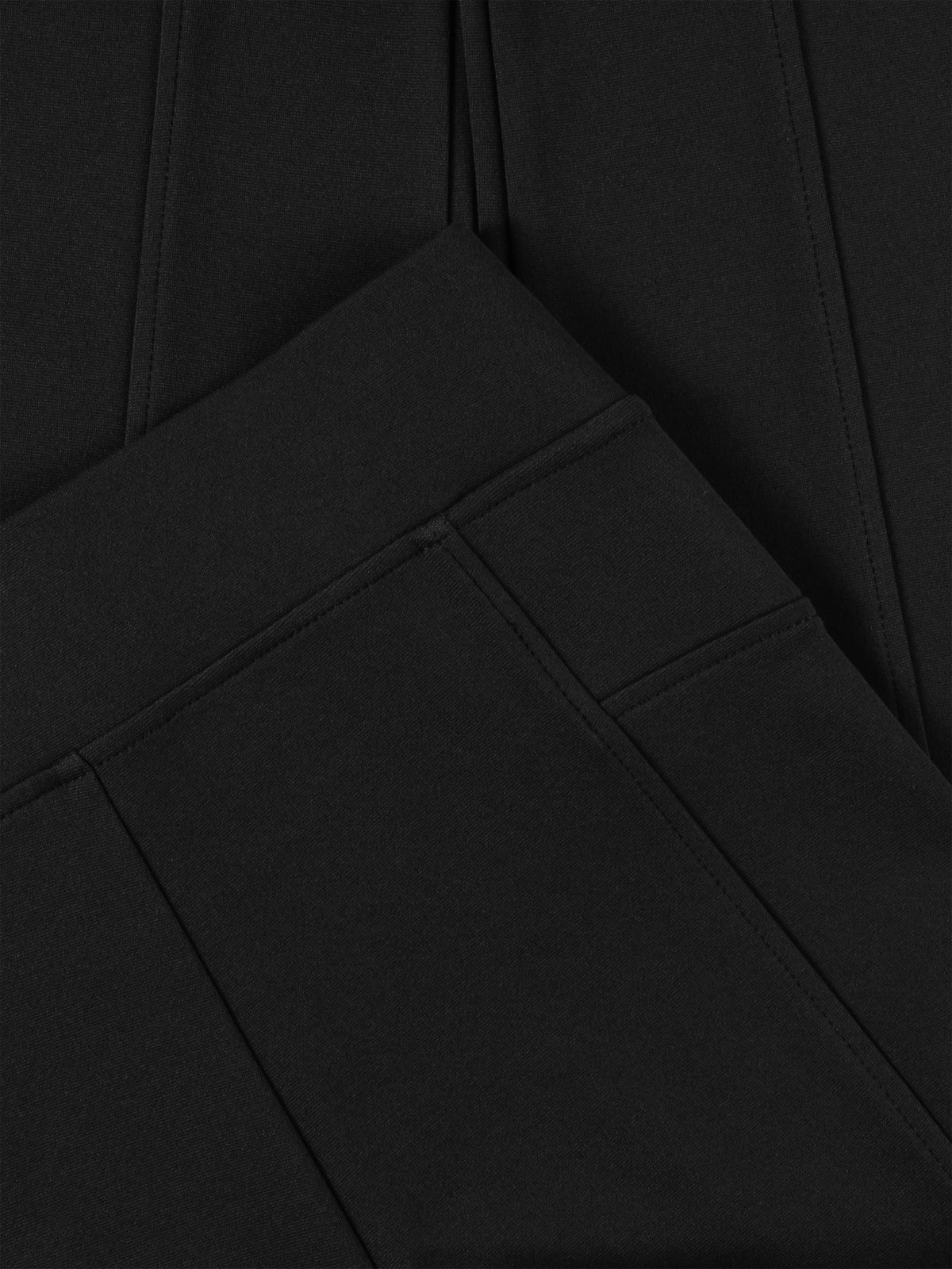 Women’s Compression Waist Squat Proof Exercise Leggings in Black - Hat and Beyond stretch leggings
