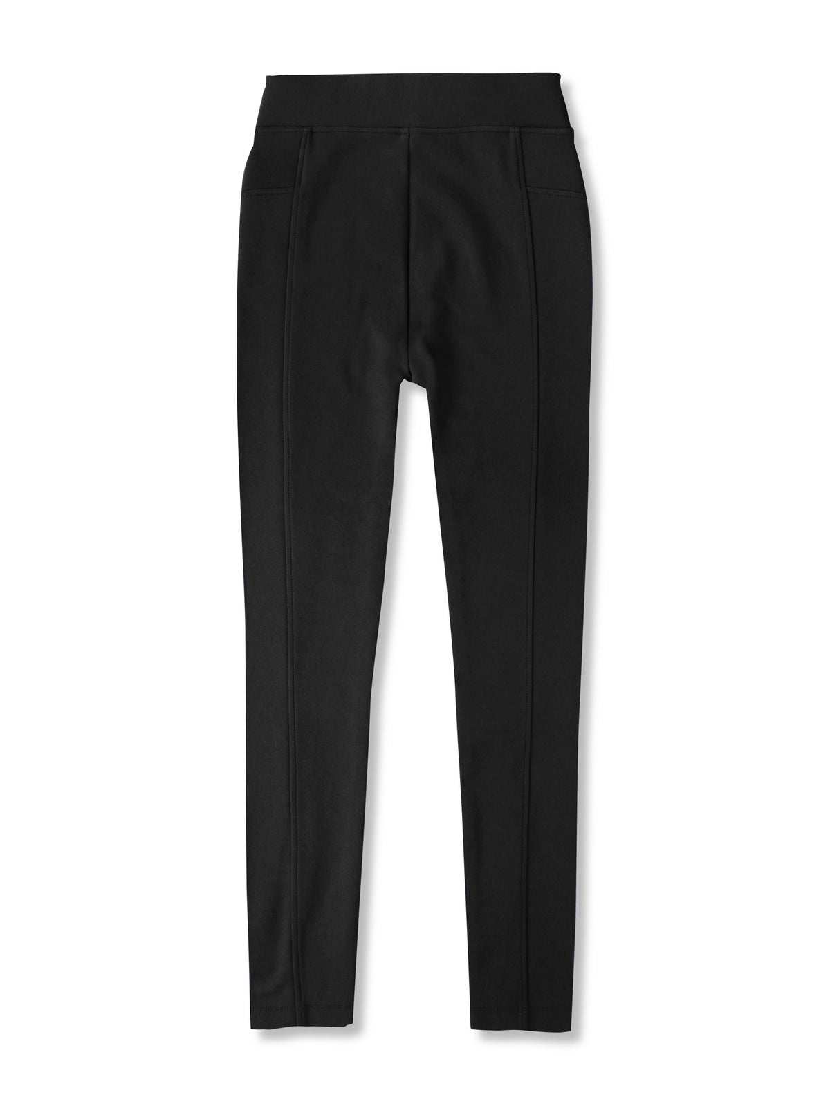 Women’s Compression Waist Squat Proof Exercise Leggings in Black - Hat and Beyond stretch leggings