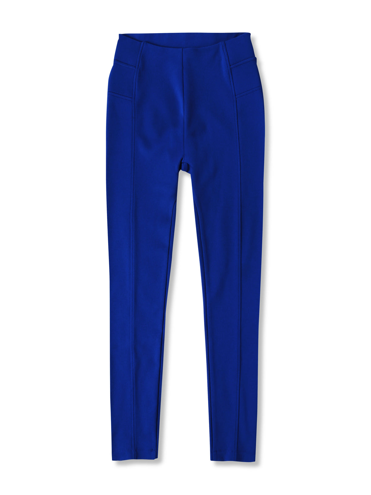 Women’s Compression Waist Squat Proof Exercise Leggings in Royal - Hat and Beyond stretch leggings