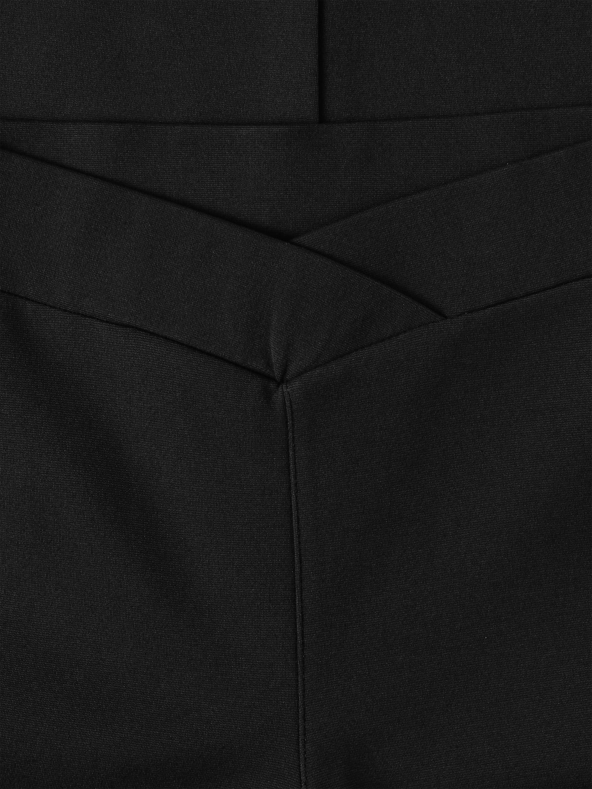 Women’s Crossover Leggings in Black - Hat and Beyond stretch leggings