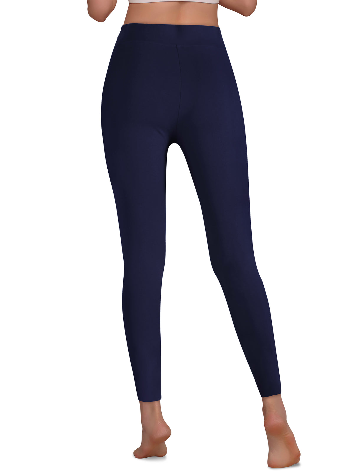 Women’s Crossover Leggings in Navy - Hat and Beyond stretch leggings