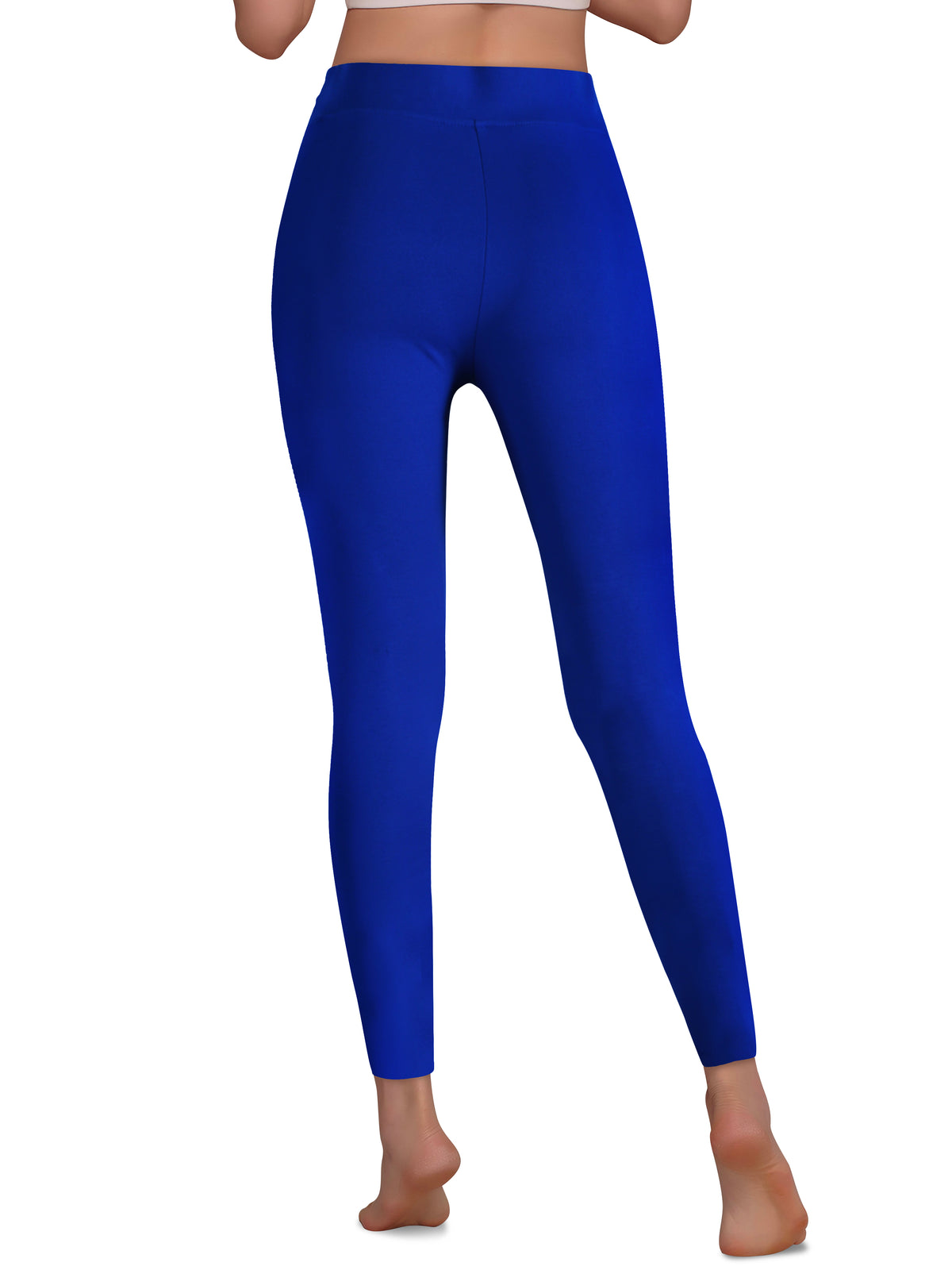 Women’s Crossover Leggings in Royal - Hat and Beyond stretch leggings