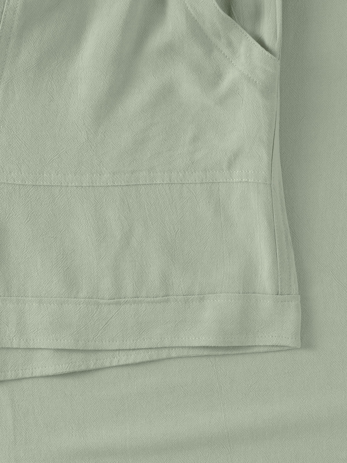 Women’s Linen Blend Beach Cover Up Shorts Vacation Resort Lounge [Slightly Sheer] in Olive - Hat and Beyond casual shorts