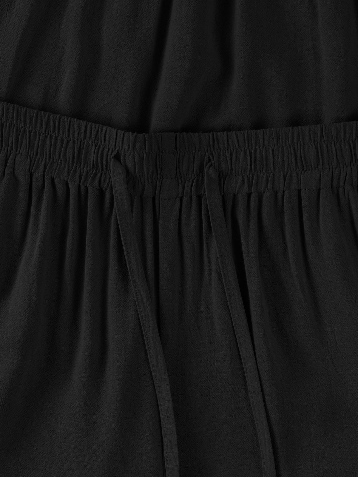 Women’s Capri Beach Cover Linen Pants in Black - Hat and Beyond linen pants