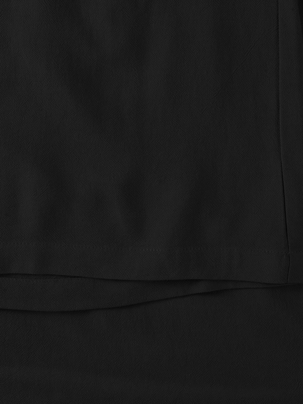 Women’s Capri Beach Cover Linen Pants in Black - Hat and Beyond linen pants