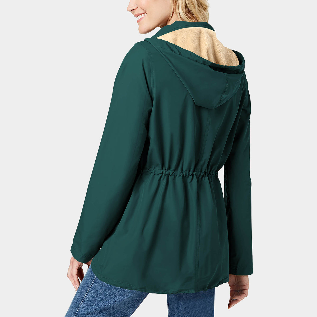 Women’s Fur Lined Coat in fur coat_faux fur coat_faux fur jacket_fur jacket_fluffy jacket_winter coats_overcoat_women’s winter coats_coats for women_Teal - Hat and Beyond blank app