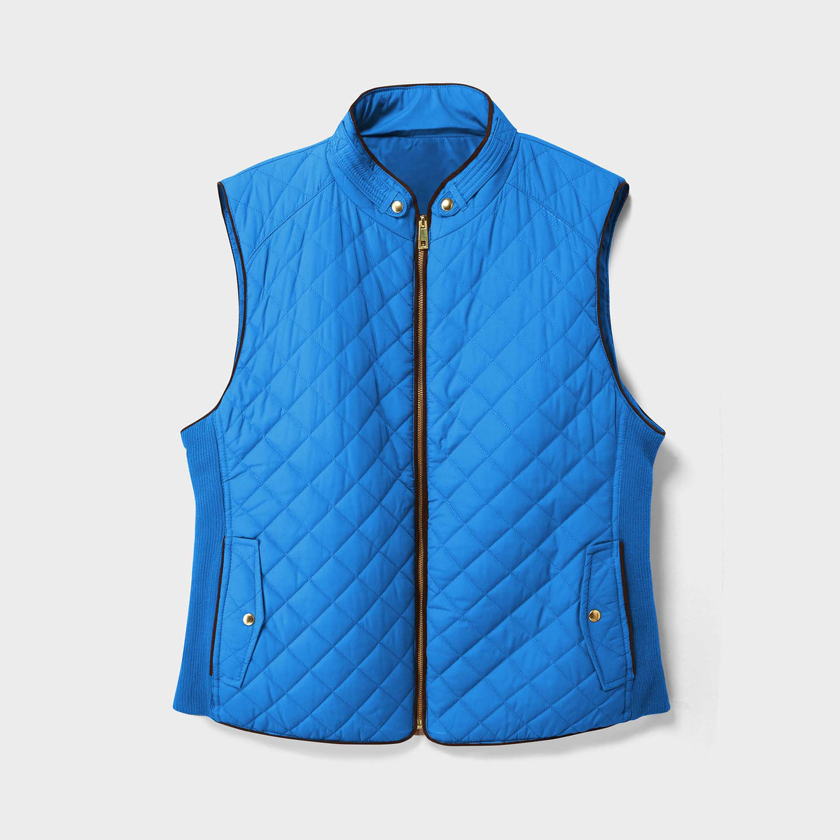 Women’s Vest in women vest_women puffer vest_sweater vest women_sweat vest for women_ladies vests_women's dressy vests_women fashion vest_Cobalt - Hat and Beyond blank apparel