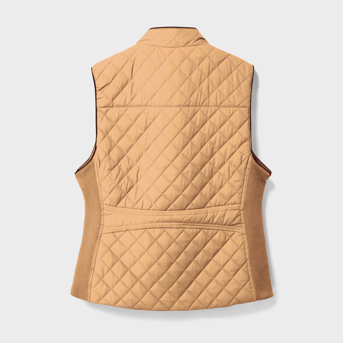 Women’s Vest in women vest_women puffer vest_sweater vest women_sweat vest for women_ladies vests_women's dressy vests_women fashion vest_Khaki - Hat and Beyond blank apparel
