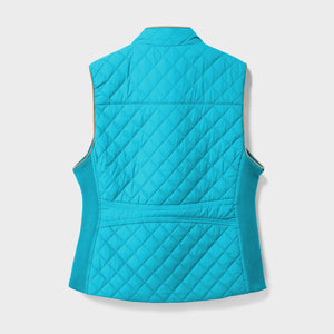 women vest_women puffer vest_sweater vest women_sweat vest for women_ladies vests_women's dressy vests_women fashion vest_Turquoise