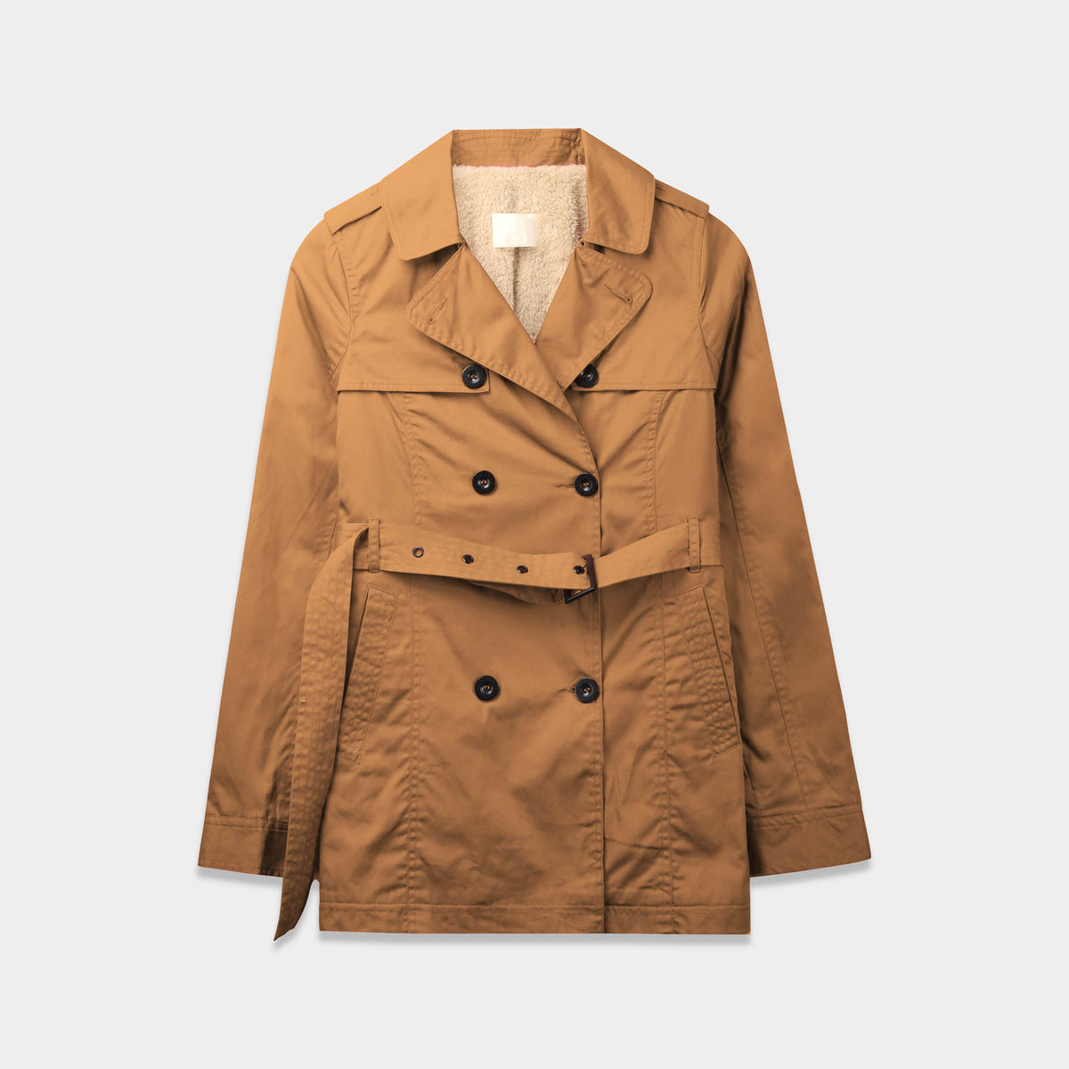 Women’s Trench Coat with Fur Lining in trench coat_trenchcoat_trench coat women_burberry trench coat_zara trench coat_fur trench coat_faux fur trench coat_fur lined trench coat_wom