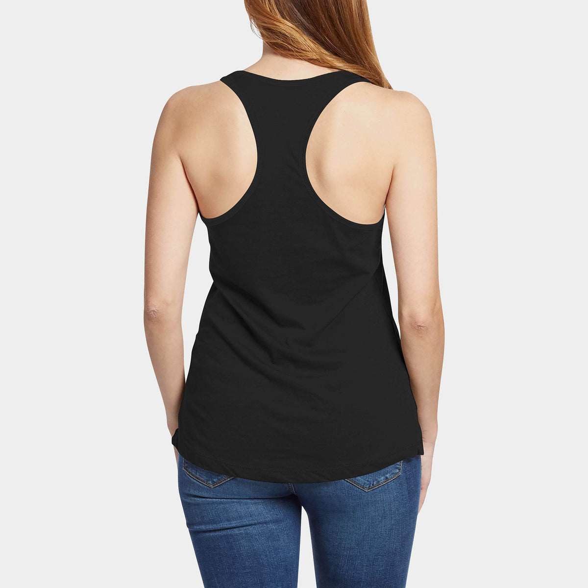 Women’s Racerback Tank Top in tank top_tank tops for women_racerback tank_workout tank tops_muscle tee_plus size tank tops_racerback tank tops_hot women in tank tops_Black - Hat an