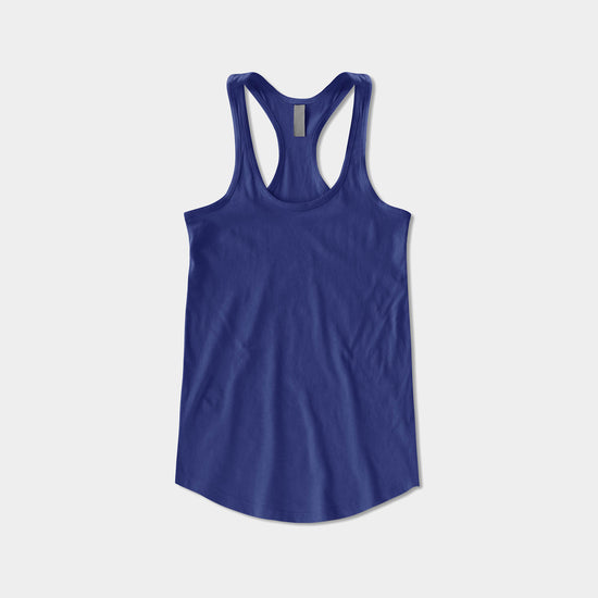 Women’s Racerback Tank Top in tank top_tank tops for women_racerback tank_workout tank tops_muscle tee_plus size tank tops_racerback tank tops_hot women in tank tops_Blue Depths - 