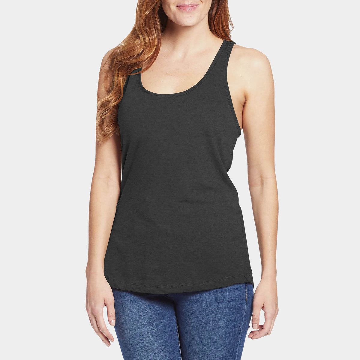 Women’s Racerback Tank Top in tank top_tank tops for women_racerback tank_workout tank tops_muscle tee_plus size tank tops_racerback tank tops_hot women in tank tops_Charcoal - Hat