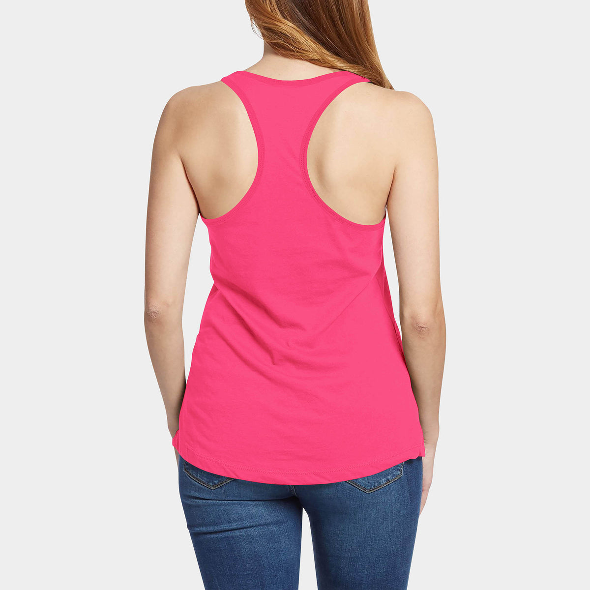 Women’s Racerback Tank Top in tank top_tank tops for women_racerback tank_workout tank tops_muscle tee_plus size tank tops_racerback tank tops_hot women in tank tops_HotPink - Hat 
