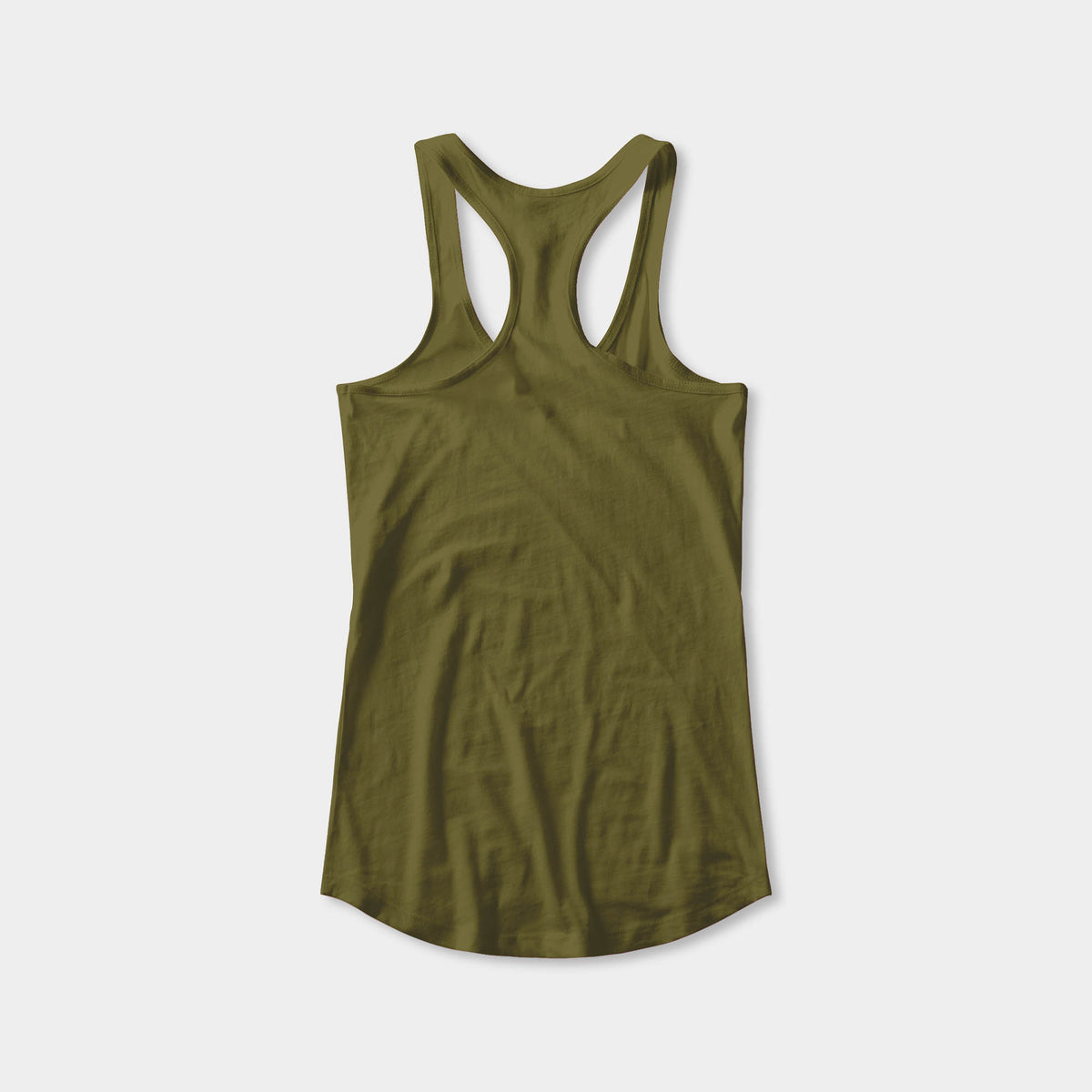 Women’s Racerback Tank Top in tank top_tank tops for women_racerback tank_workout tank tops_muscle tee_plus size tank tops_racerback tank tops_hot women in tank tops_Military Green