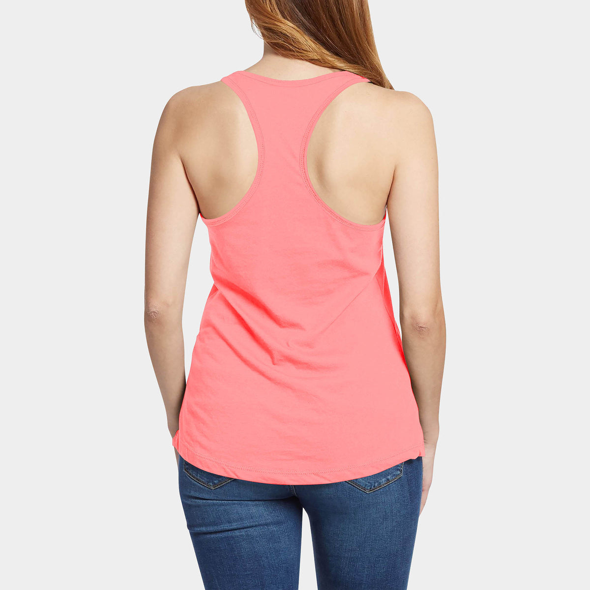 Women’s Racerback Tank Top in tank top_tank tops for women_racerback tank_workout tank tops_muscle tee_plus size tank tops_racerback tank tops_hot women in tank tops_Neon Pink - Ha