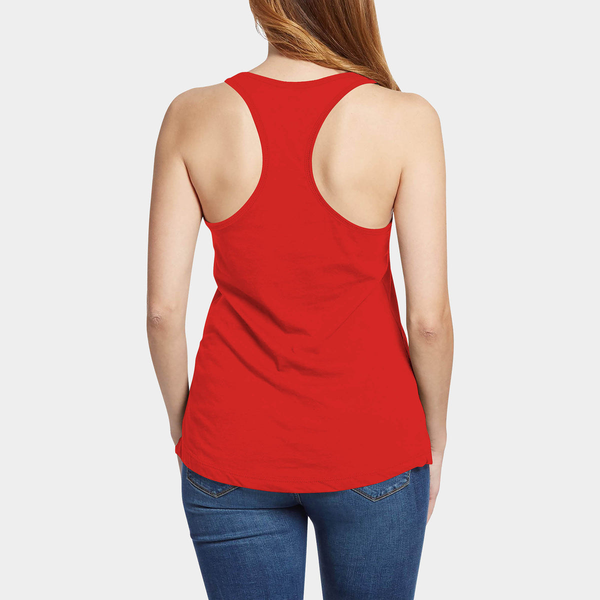 Women’s Racerback Tank Top in tank top_tank tops for women_racerback tank_workout tank tops_muscle tee_plus size tank tops_racerback tank tops_hot women in tank tops_Red - Hat and 