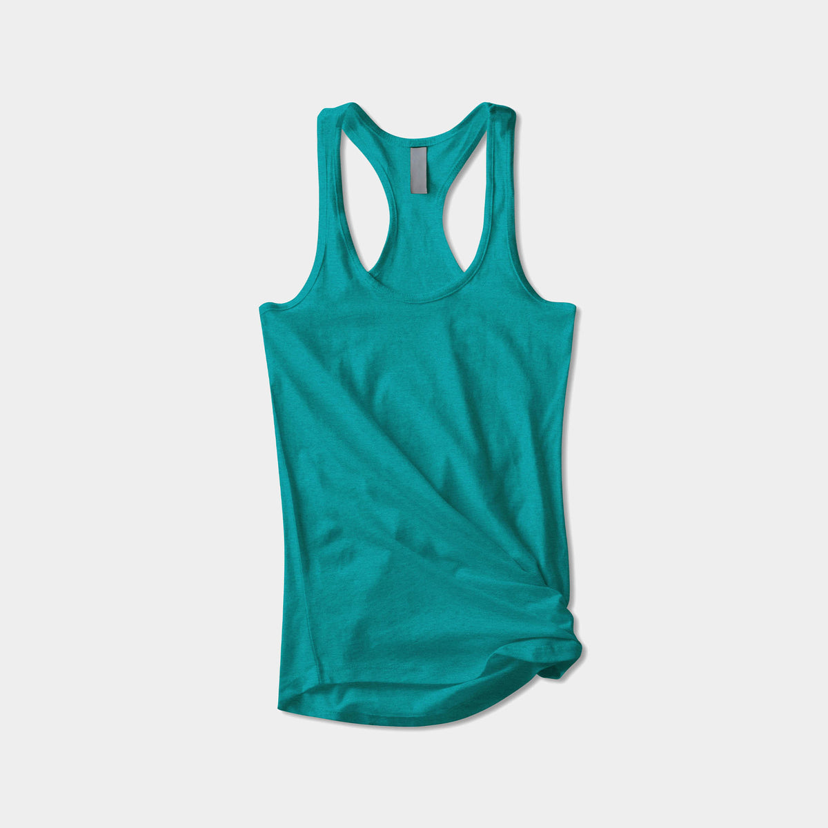 Women’s Racerback Tank Top in tank top_tank tops for women_racerback tank_workout tank tops_muscle tee_plus size tank tops_racerback tank tops_hot women in tank tops_Teal Blue Heat