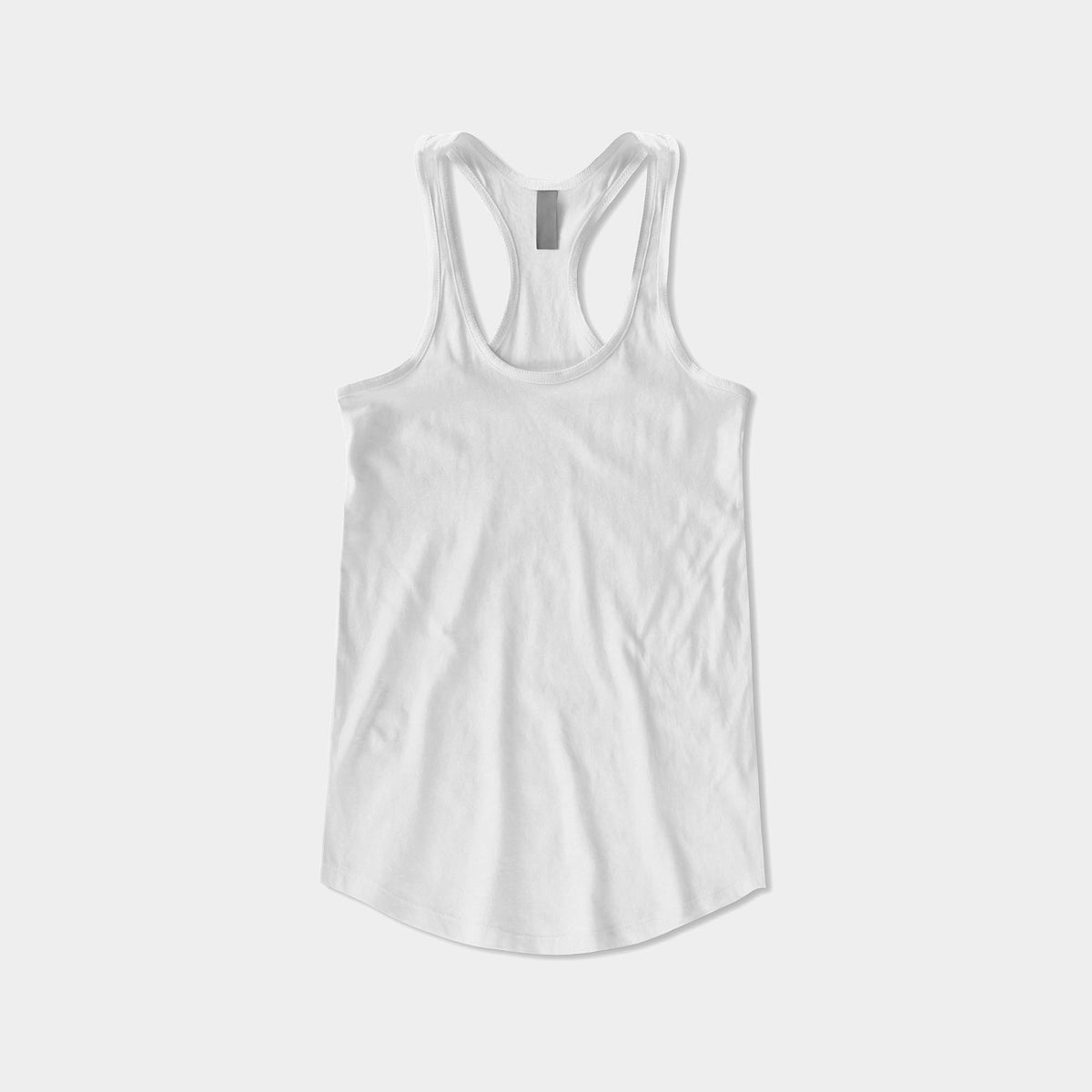 Women’s Racerback Tank Top in tank top_tank tops for women_racerback tank_workout tank tops_muscle tee_plus size tank tops_racerback tank tops_hot women in tank tops_White - Hat an