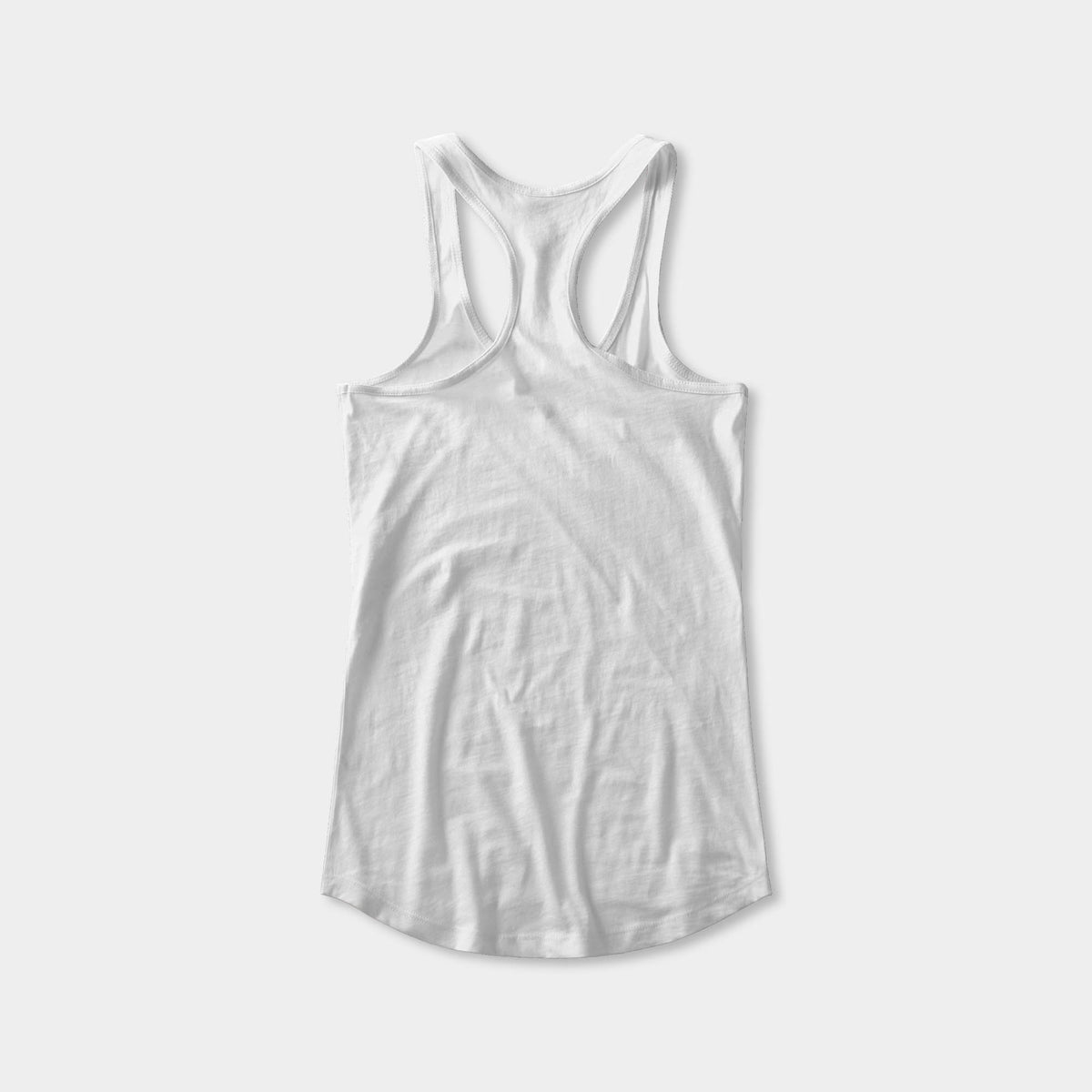 Women’s Racerback Tank Top in tank top_tank tops for women_racerback tank_workout tank tops_muscle tee_plus size tank tops_racerback tank tops_hot women in tank tops_White - Hat an