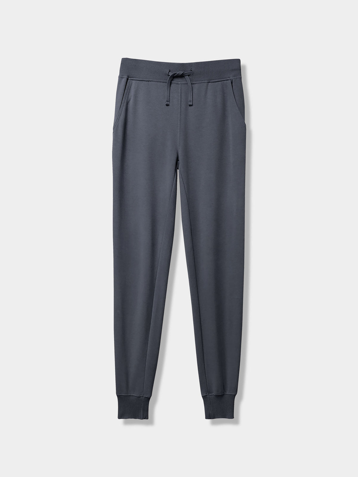Women's French Terry Joggers Shale Blue – Wholesale Blank Joggers | Hat and Beyond