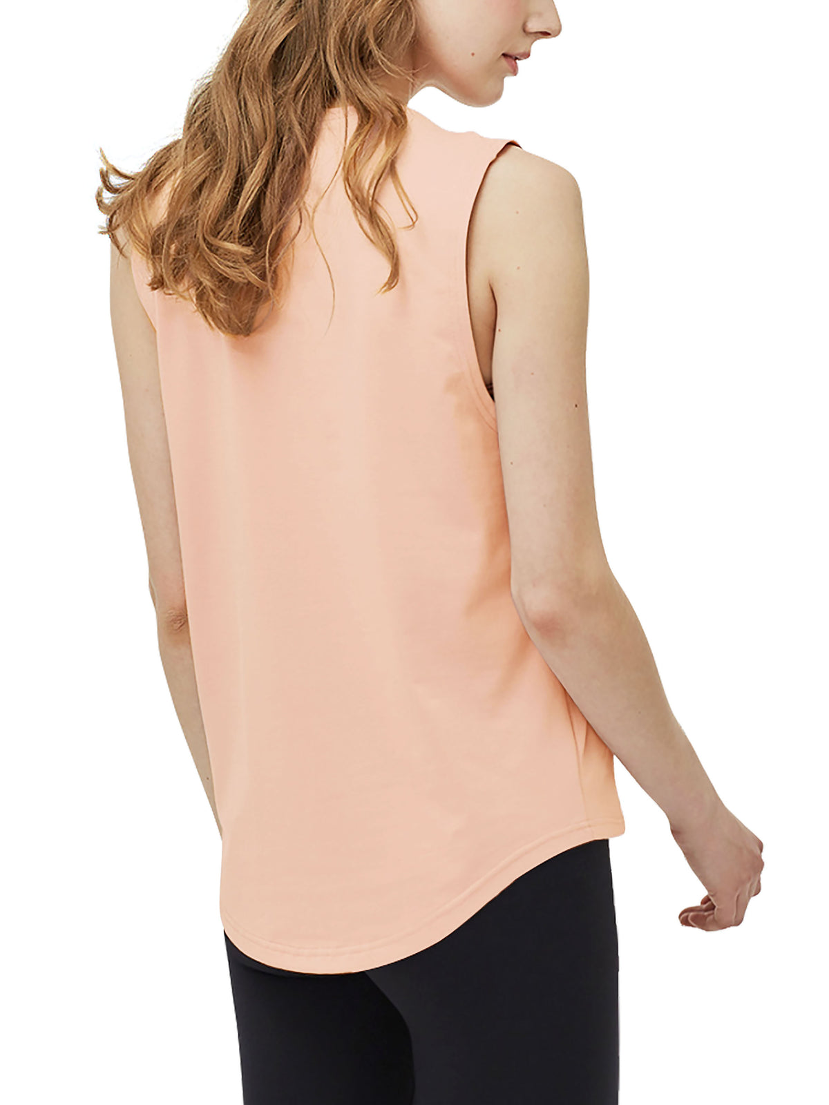 Women’s Premium Cotton Modal Tank Top Round Bottom in Nude Pink - Hat and Beyond tank top