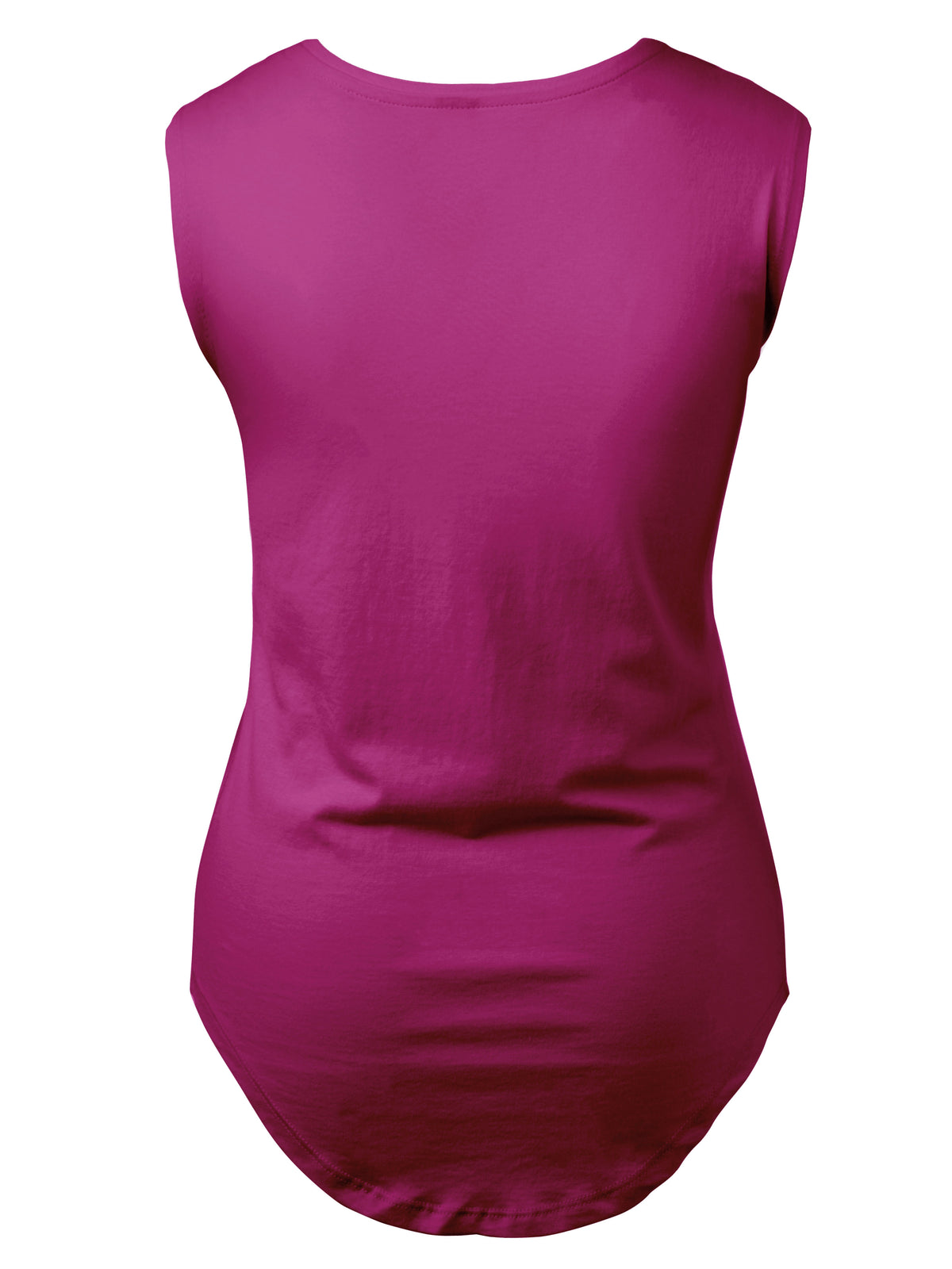 Women’s Premium Cotton Modal Tank Top Round Bottom in Boysenberry - Hat and Beyond tank top