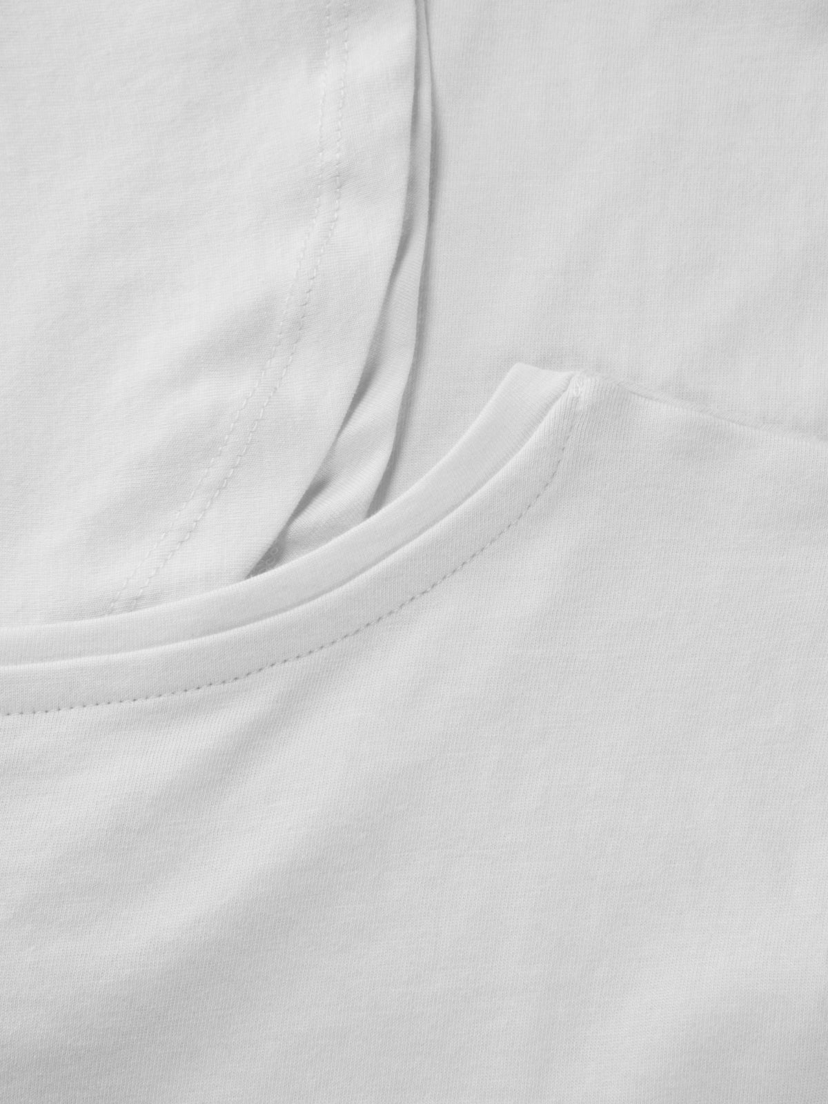 Women’s Premium Cotton Modal Tank Top Round Bottom in White - Hat and Beyond tank top