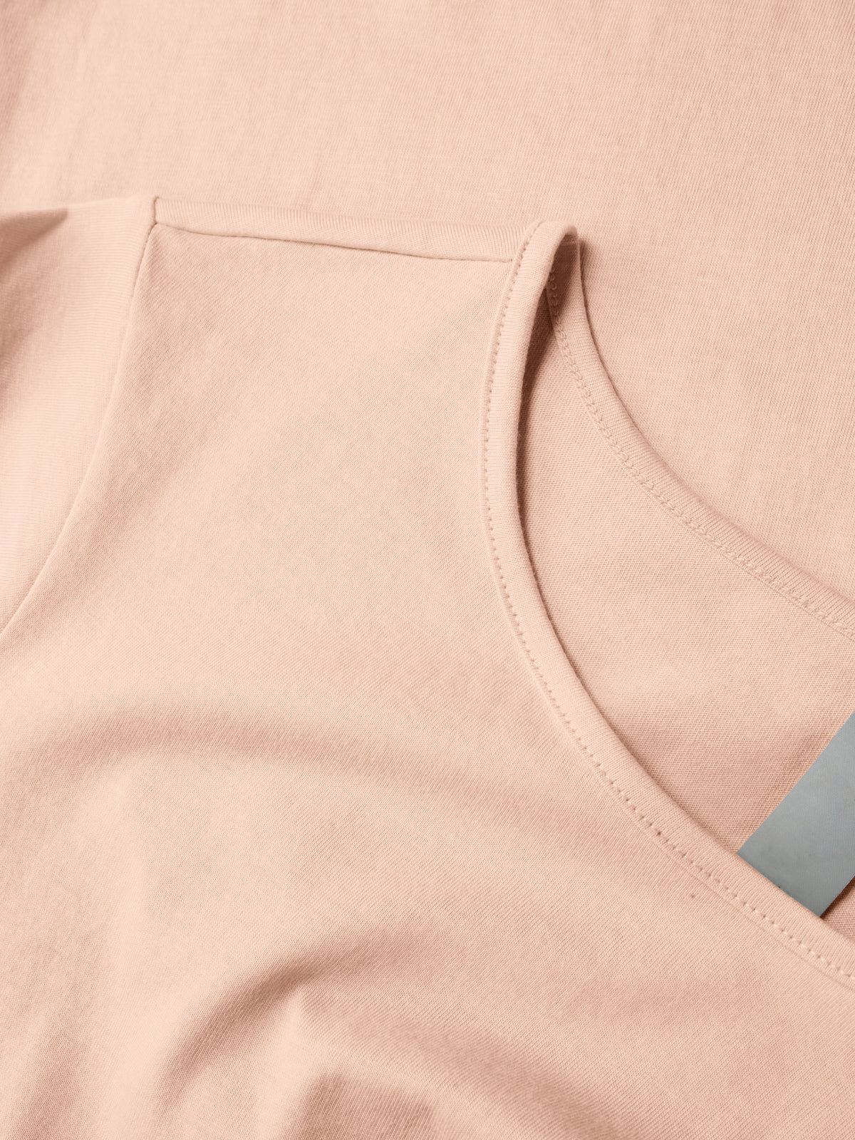 Women’s Scoop Neck Longline Tee Round Bottom T Short Sleeve Modal Shirts in Nude Pink - Hat and Beyond blank tee