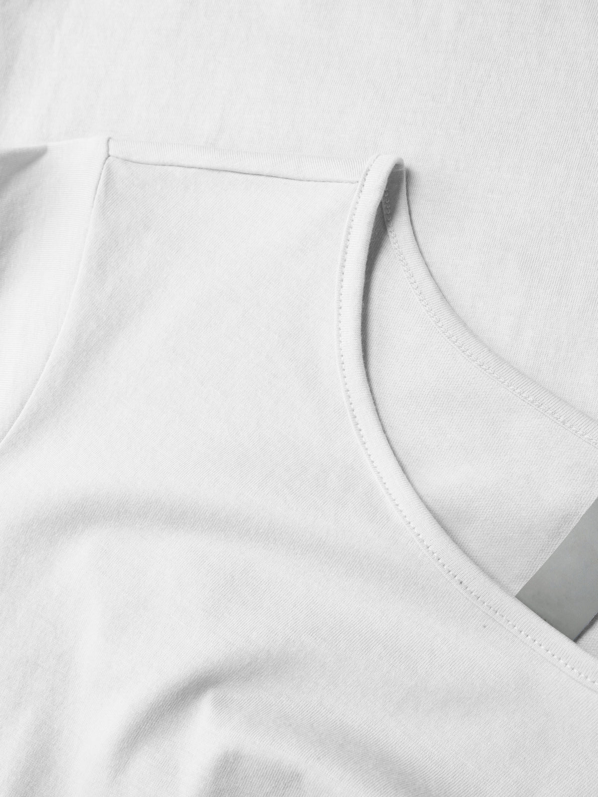 Women’s Scoop Neck Longline Tee Round Bottom T Short Sleeve Modal Shirts in White - Hat and Beyond blank tee
