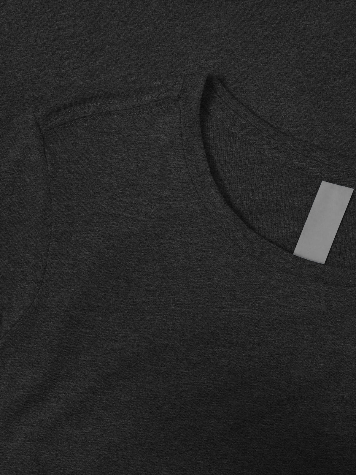 Women’s Lightweight Hipster Round Bottom Short Sleeve Tunic T Shirt in Charcoal Heather - Hat and Beyond blank tee