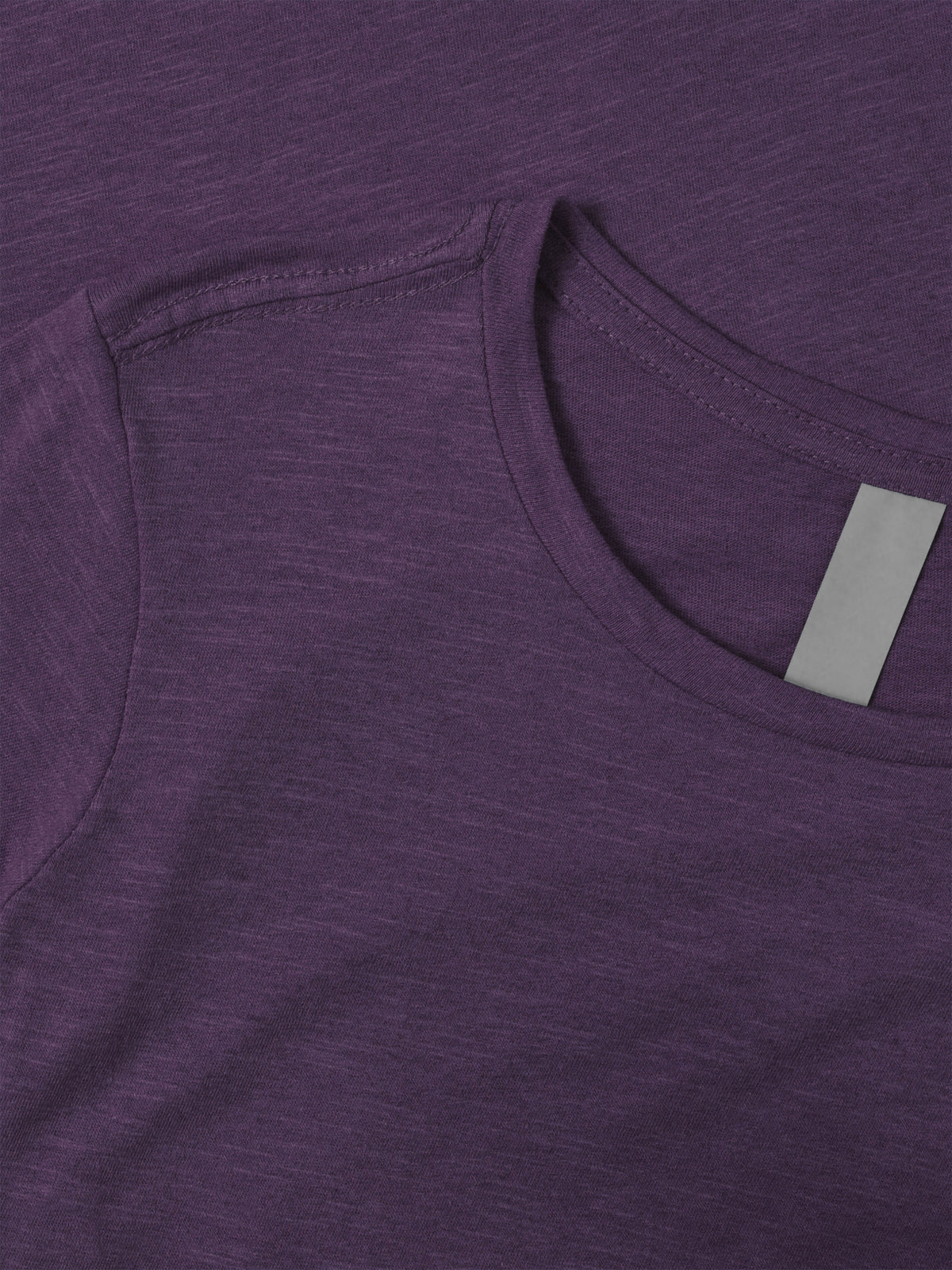 Women’s Lightweight Hipster Round Bottom Short Sleeve Tunic T Shirt in Fig Purple Heather - Hat and Beyond blank tee
