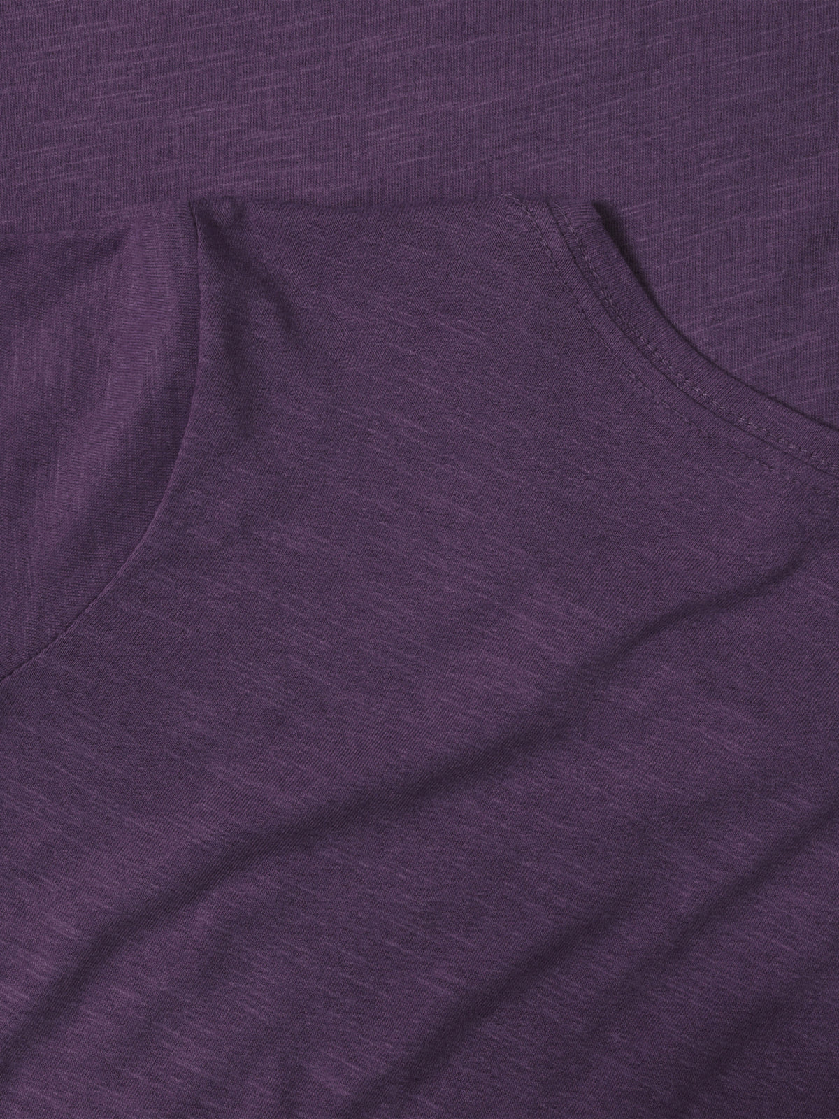 Women’s Lightweight Hipster Round Bottom Short Sleeve Tunic T Shirt in Fig Purple Heather - Hat and Beyond blank tee